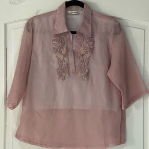 Langa vintage blouse embroidered